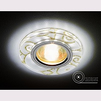 Ambrella S231 WH/GD белый/золотой MR16, 3W LED Светильник