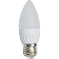 Ecola Light candle LED 5,0W 220V E27 4000K свеча 100x37 Лампа светодиодная