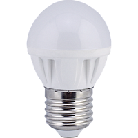 Ecola Light globe LED 5.0W G45 E27 2700K шар 77x45 Лампа светодиодная