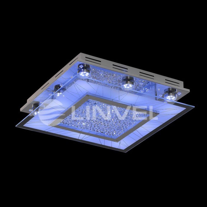 Linvel LV LV 8533/9 хром G4 LED Люстра с пультом