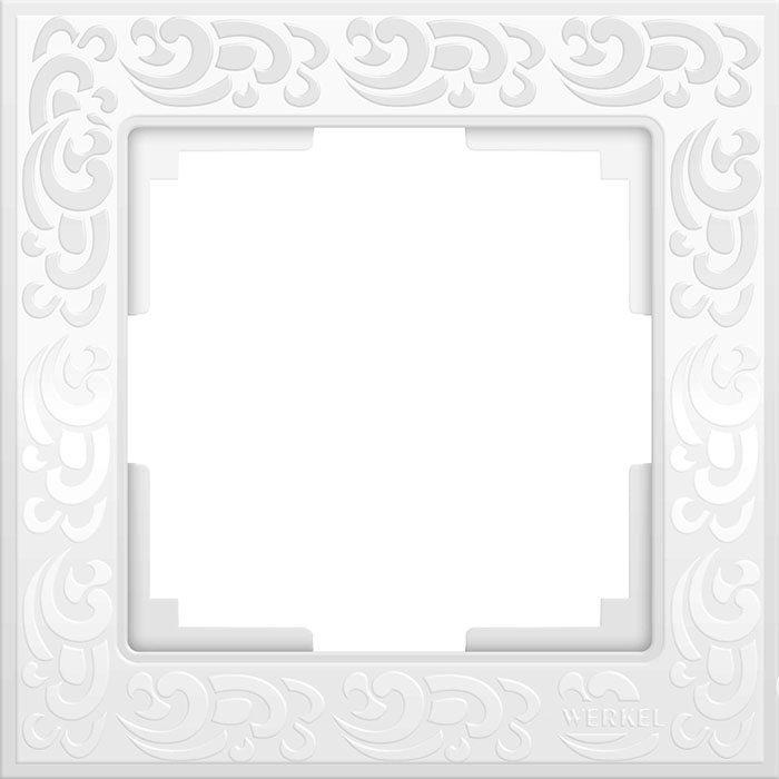 Werkel Flock WL05-Frame-01-white Рамка на 1 пост (белый)