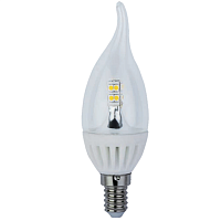 Ecola candle LED Premium 4,0W 220V E14 4000K 320° прозрачная свеча на ветру 125х37 Лампа светодиодная