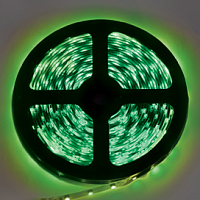 Ecola LED strip PRO 4,8W/m 12V 60Led/m Green зелёная Светодиодная лента 5 метров