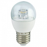 Ecola globe LED Premium 7.0W G45 E27 4000K 85x45 прозрачный шар с линзой Лампа светодиодная