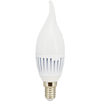 Ecola candle LED Premium 8,0W 220V E14 2700K свеча на ветру 125x37 Лампа светодиодная