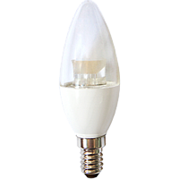 Ecola candle LED Premium 6,0W 220V E14 2700K прозрачная свеча с линзой 105x35 Лампа светодиодная