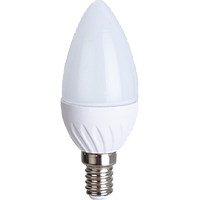 Ecola Light candle LED 5,0W 220V E14 4000K свеча 100x37 Лампа светодиодная