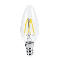 ASD LED-СВЕЧА-PREMIUM 5Вт 160-260В Е14 4000К прозрачная Лампа светодиодная