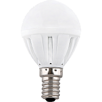 Ecola Light globe LED 5.0W G45 E14 2700K шар 77x45 Лампа светодиодная