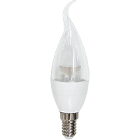 Ecola candle LED Premium 6,0W 220V E14 2700K прозрачная свеча на ветру с линзой 129x35 Лампа светодиодная