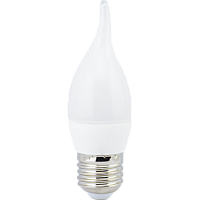 Ecola candle LED 6,0W 220V E27 4000K свеча на ветру (композит) 118x37 Лампа светодиодная
