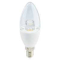 Ecola candle LED Premium 7W 220V E14 4000K прозрачная свеча  с линзой 109x37 Лампа светодиодная