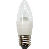 Ecola candle LED Premium 6,0W 220V E27 2700K прозрачная свеча с линзой 105x35 Лампа светодиодная